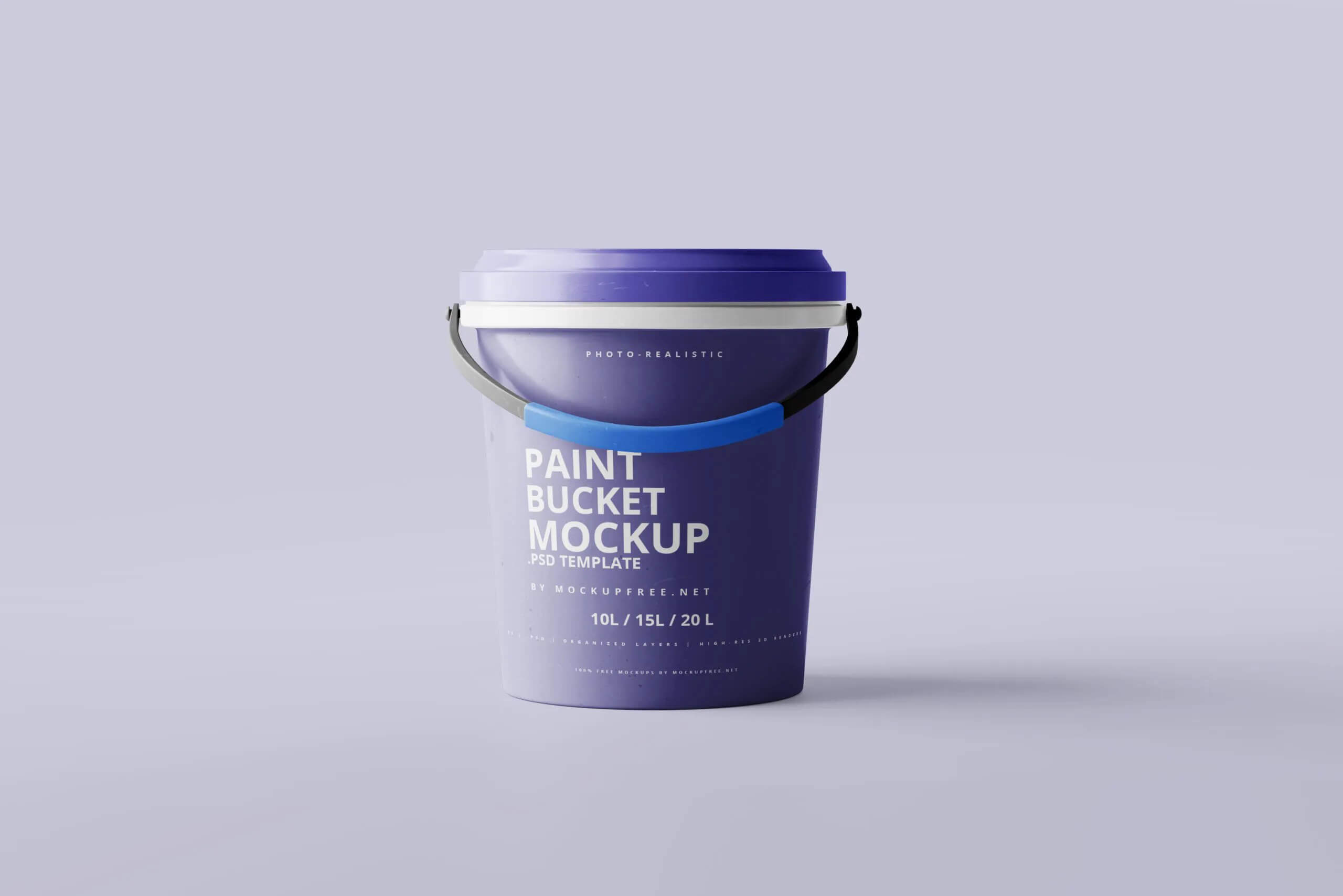 5 Mockups of Paint Bucket in Distinct Shots 5