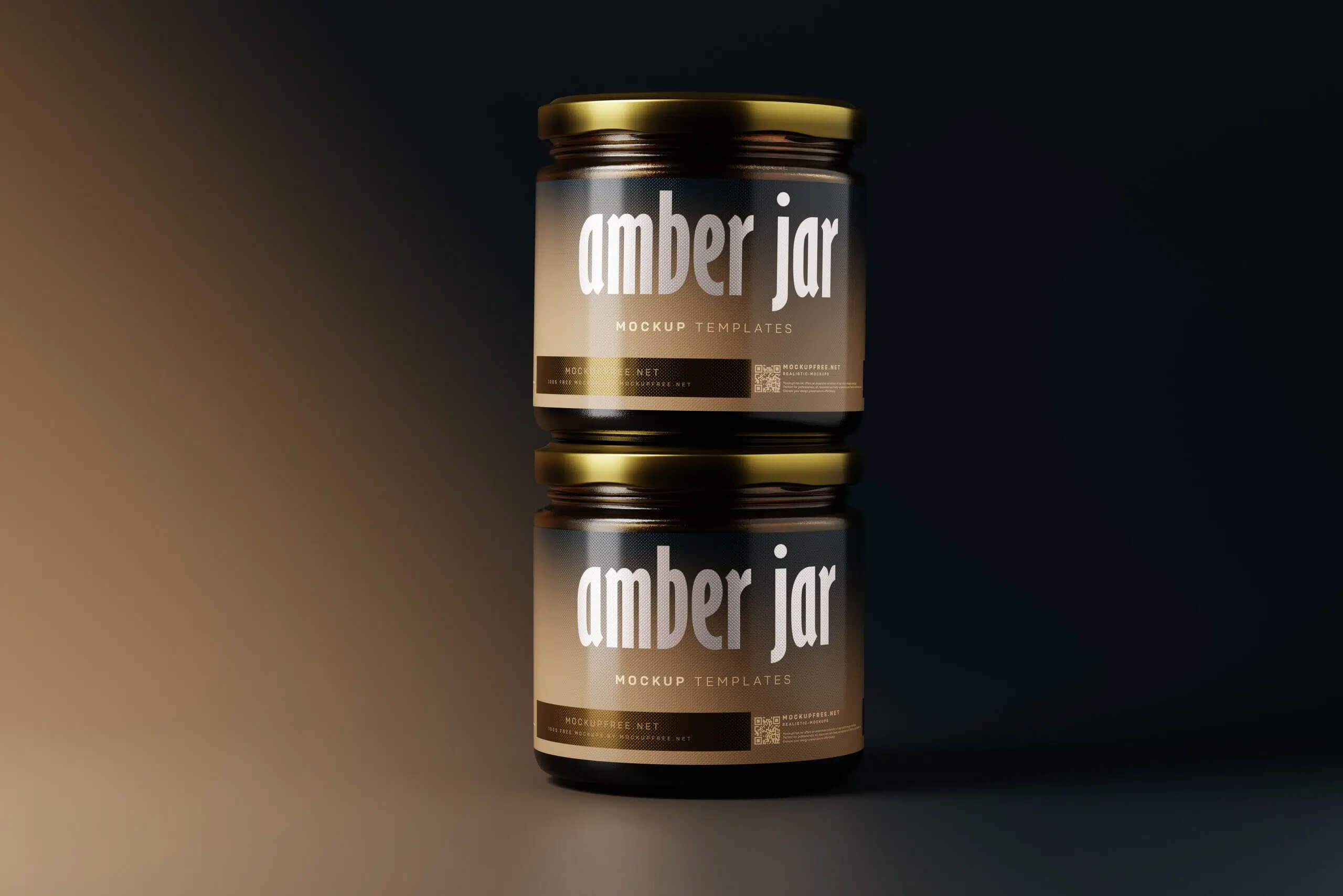 500g or Medium Size Food Jar Mockups4