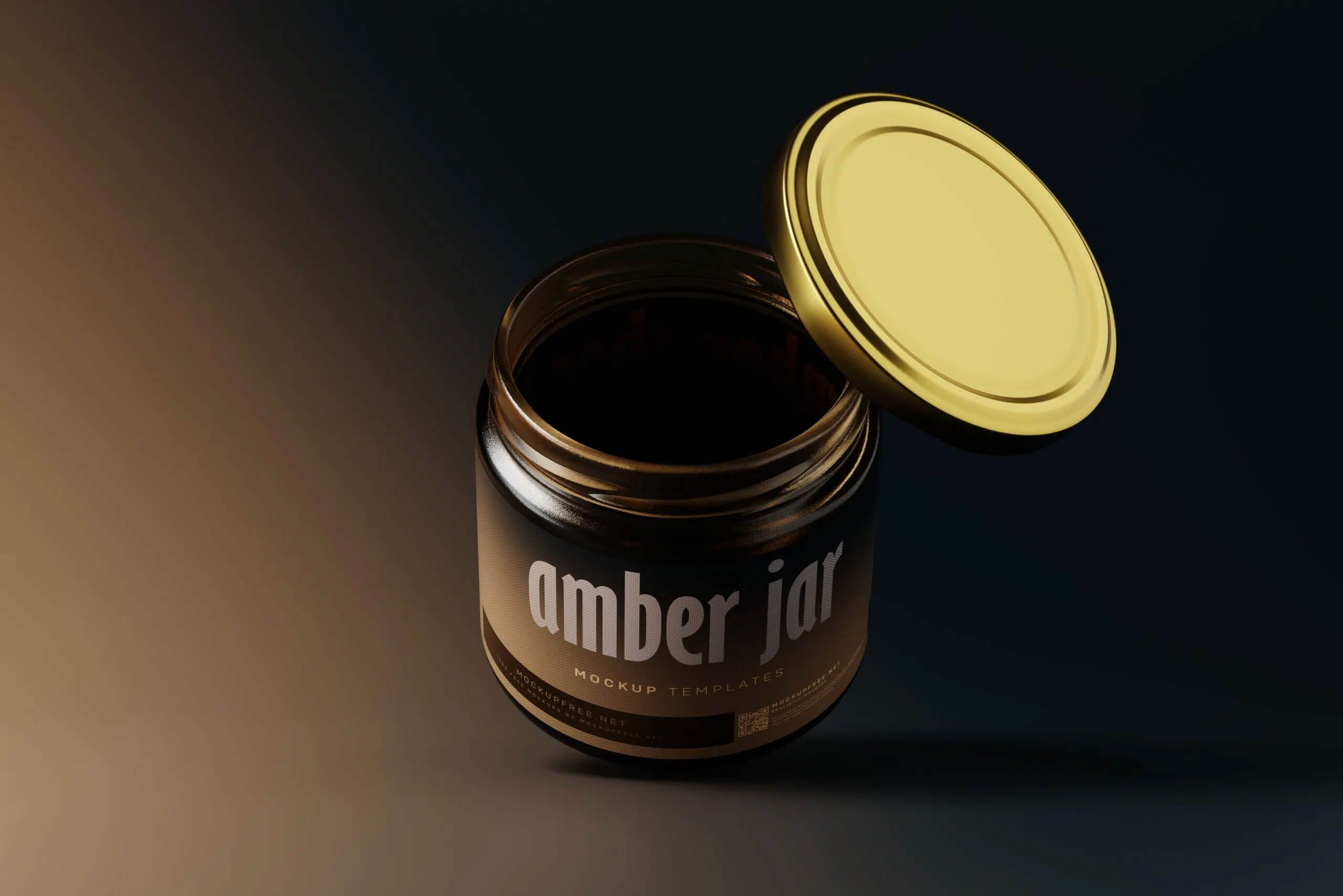 500g or Medium Size Food Jar Mockups6