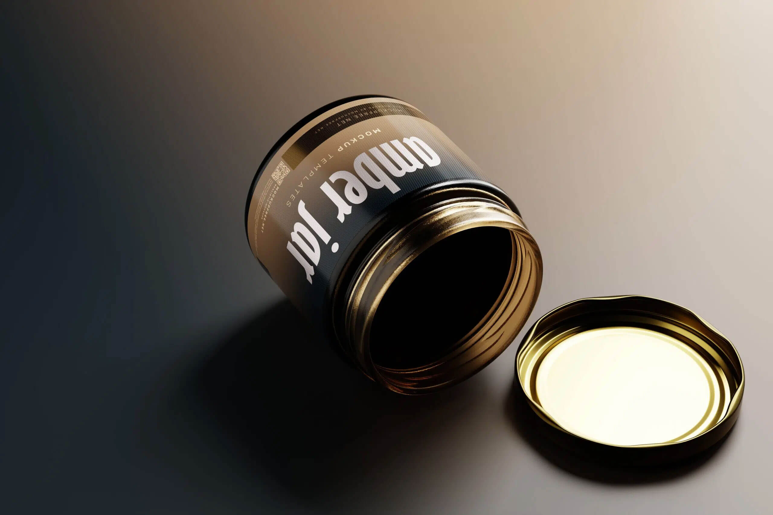 500g or Medium Size Food Jar Mockups8