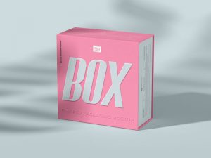 Free Box Psd Packaging Mockup