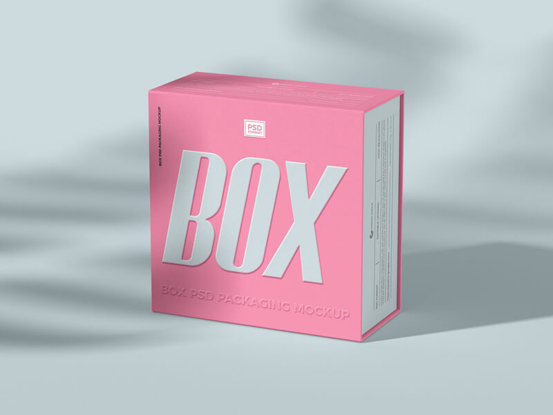 Free Box Psd Packaging Mockup