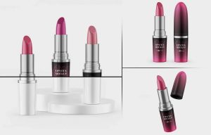 Free Lipstick PSD Mockup
