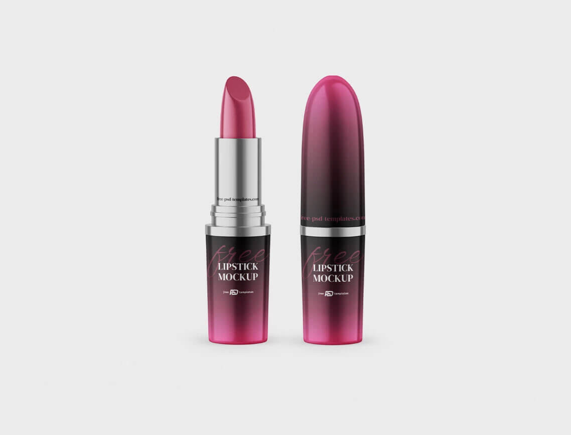 Free Lipstick PSD Mockup1