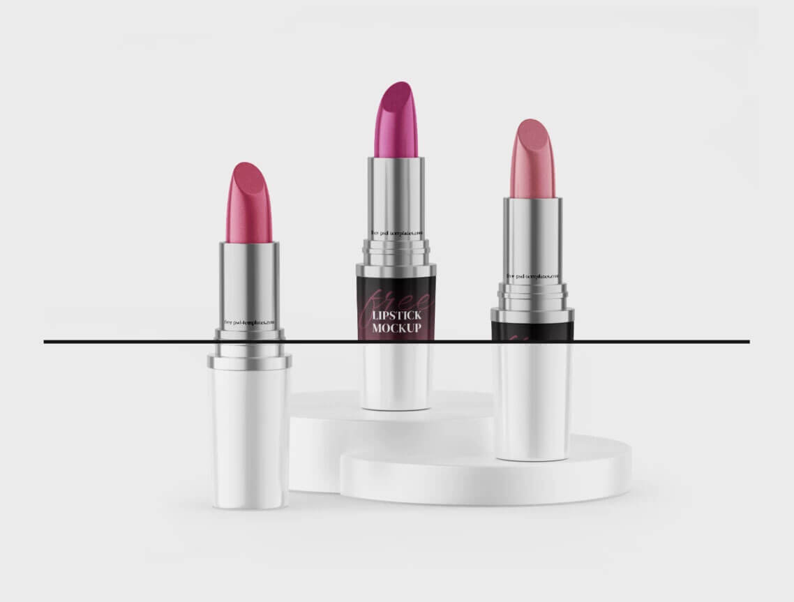 Free Lipstick PSD Mockup3