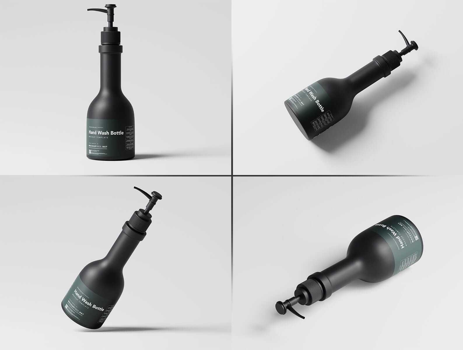 Hand Wash Pump Bottle Mockup