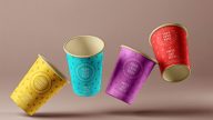 Free Paper Cup Mockup With Straw - Package Mockups