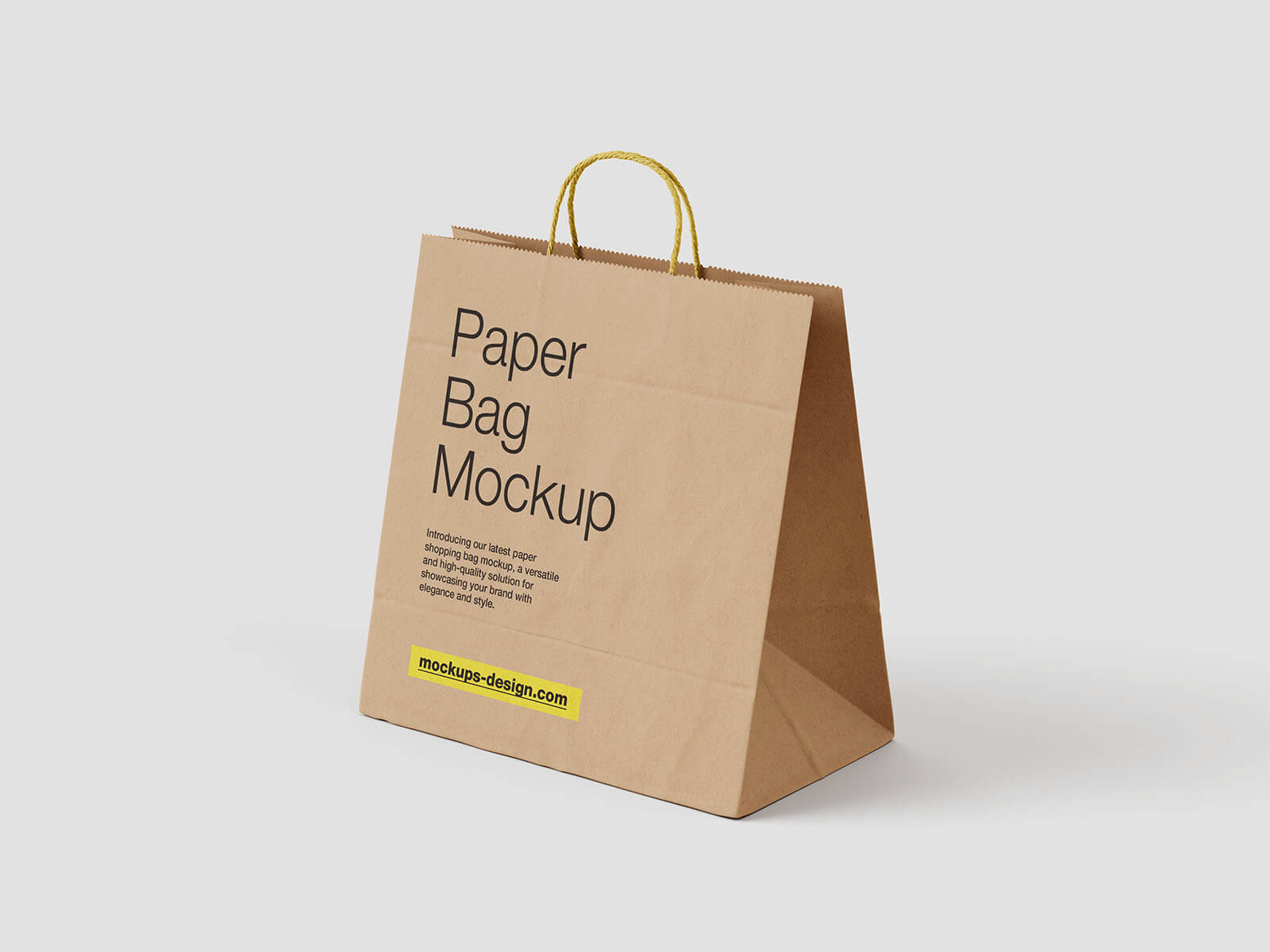 Paper Shopping Bag Mockup1