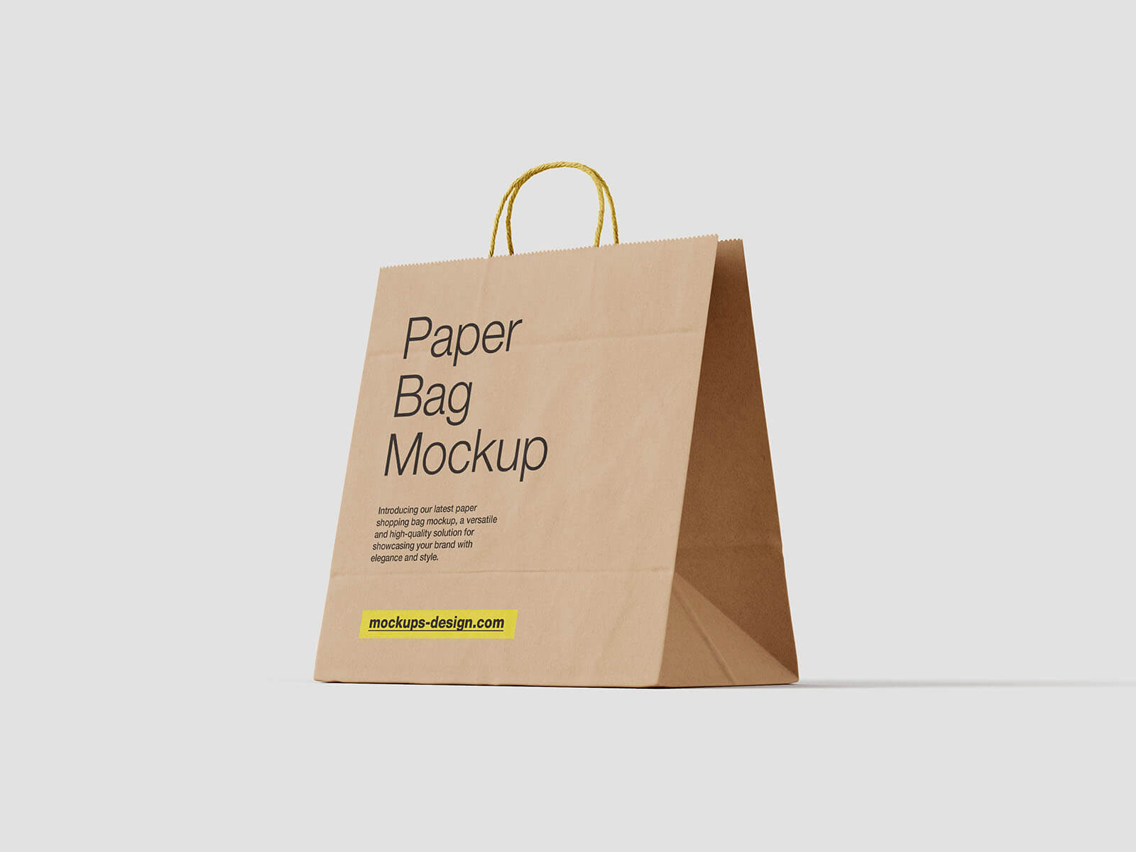 Paper Shopping Bag Mockup3