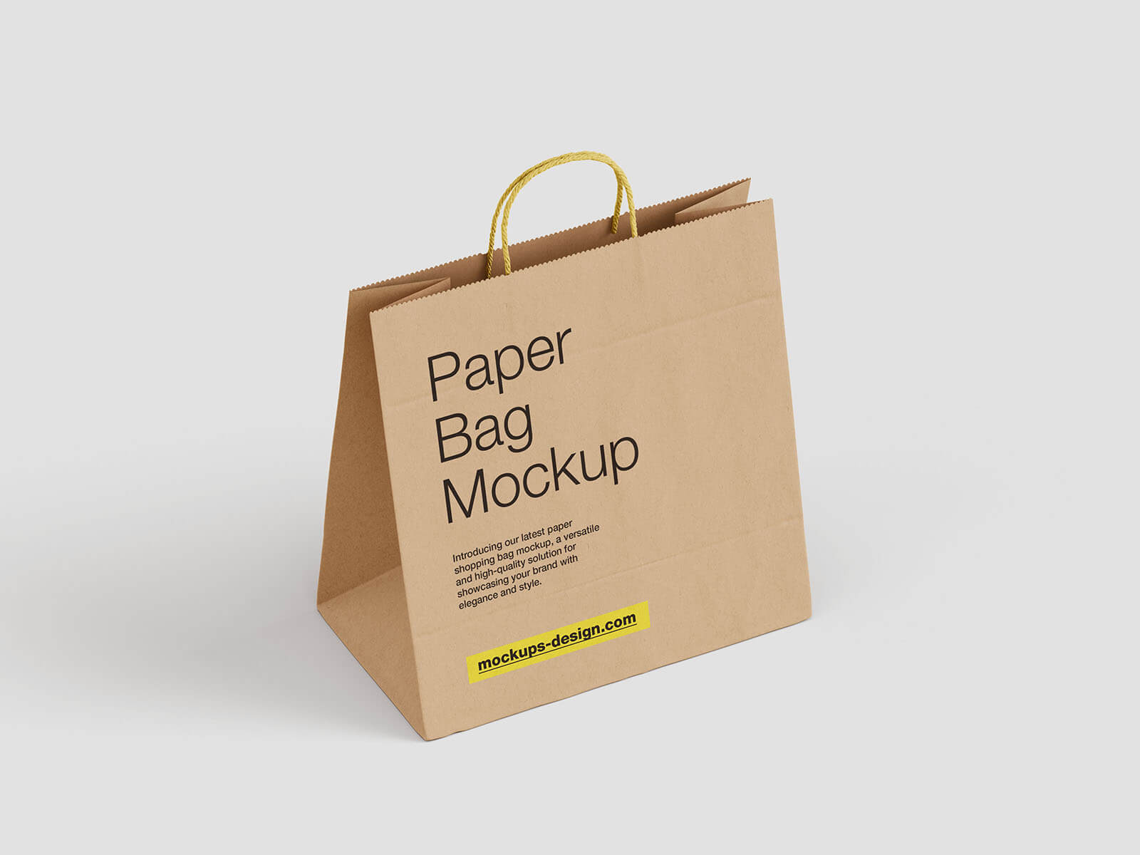 Paper Shopping Bag Mockup4