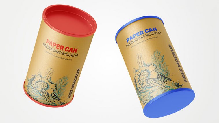 Free Package Tube Mockup - Free Package Mockups