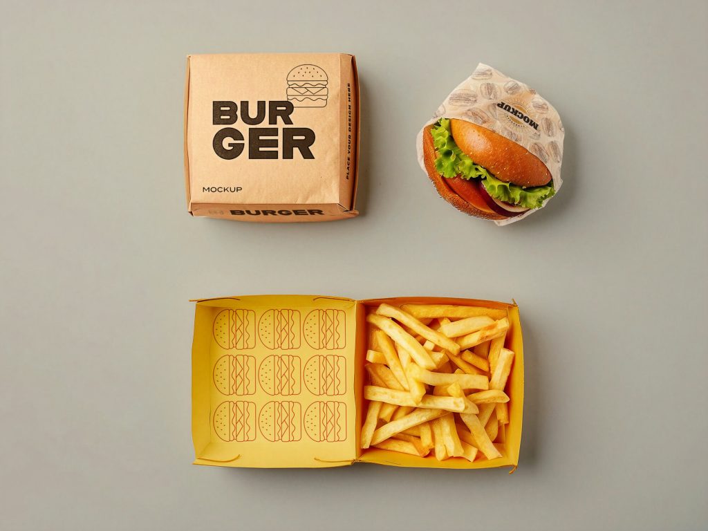 To View Burger Box Mockup1