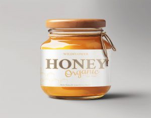 honey jar mockup