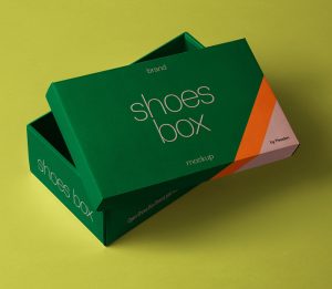 Branding Shoes Box Mockup