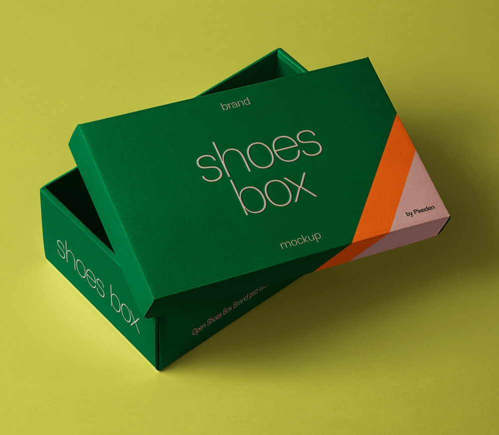 Branding Shoes Box Mockup