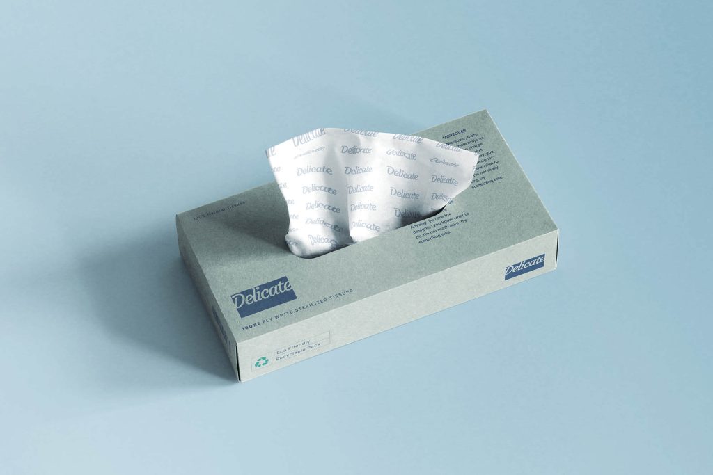 Tissue Box Mockup PSD1