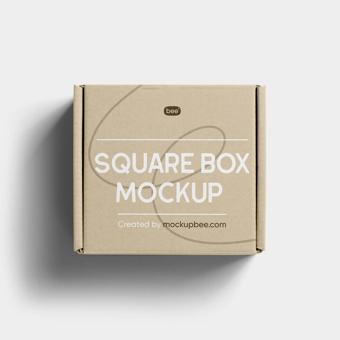 Free Small Square Box Mockup1