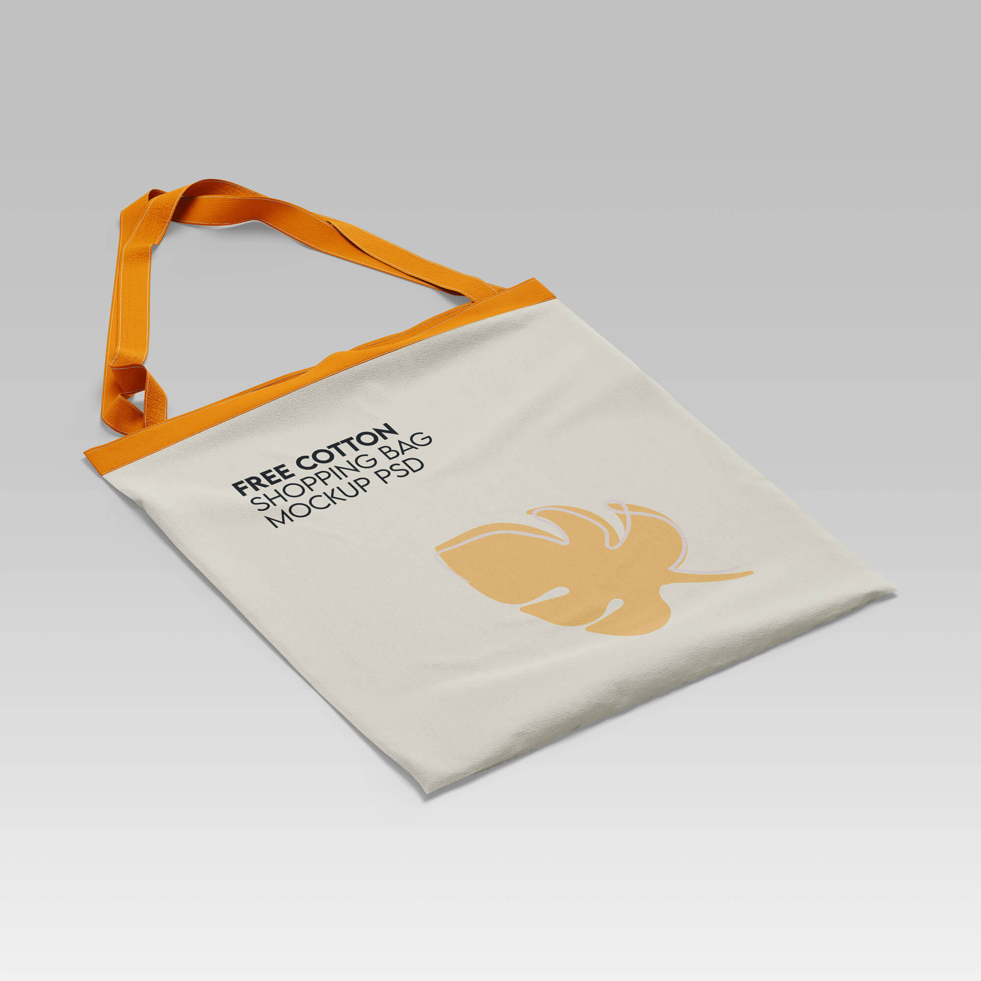 Free Cotton Shopping Bag Mockup PSD 03