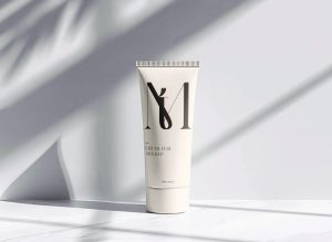 Stylish Cream Tube Mockup