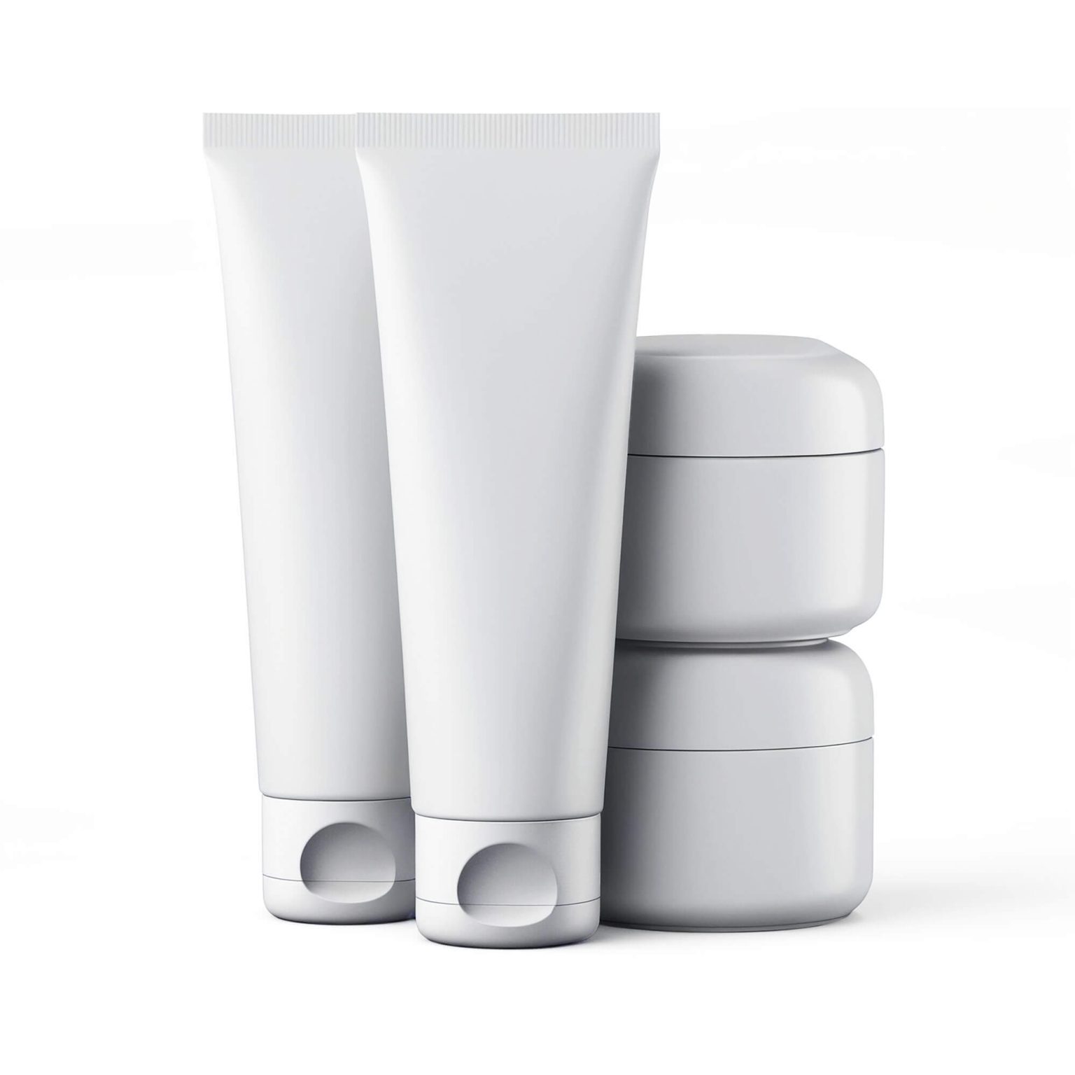 Free Cosmetic Tube Jar Mockup PSD - PacageMockup
