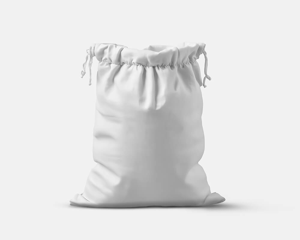 Free Fabric Sack Mockup 2
