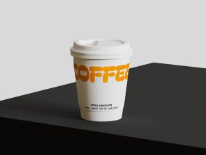 Free Small Coffee Cup Mockup PSD