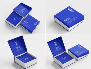 5 Free Elegant Jewelry Gift Box Mockup PSD Files