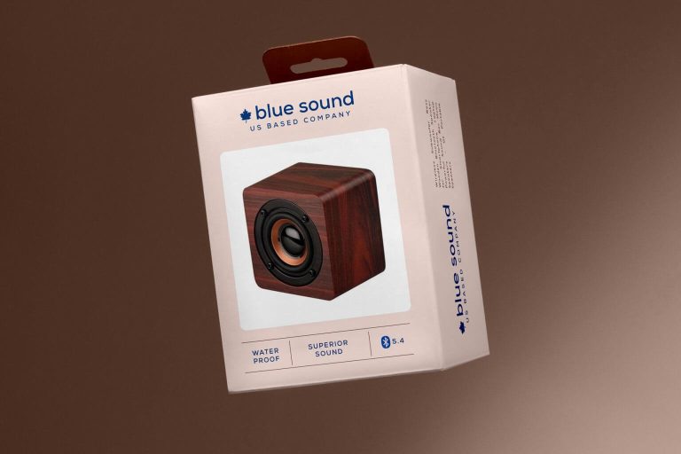 Free Floating Product Packaging Box Mockup PSD