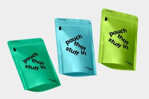 Free Standing Pouch Mockups PSD