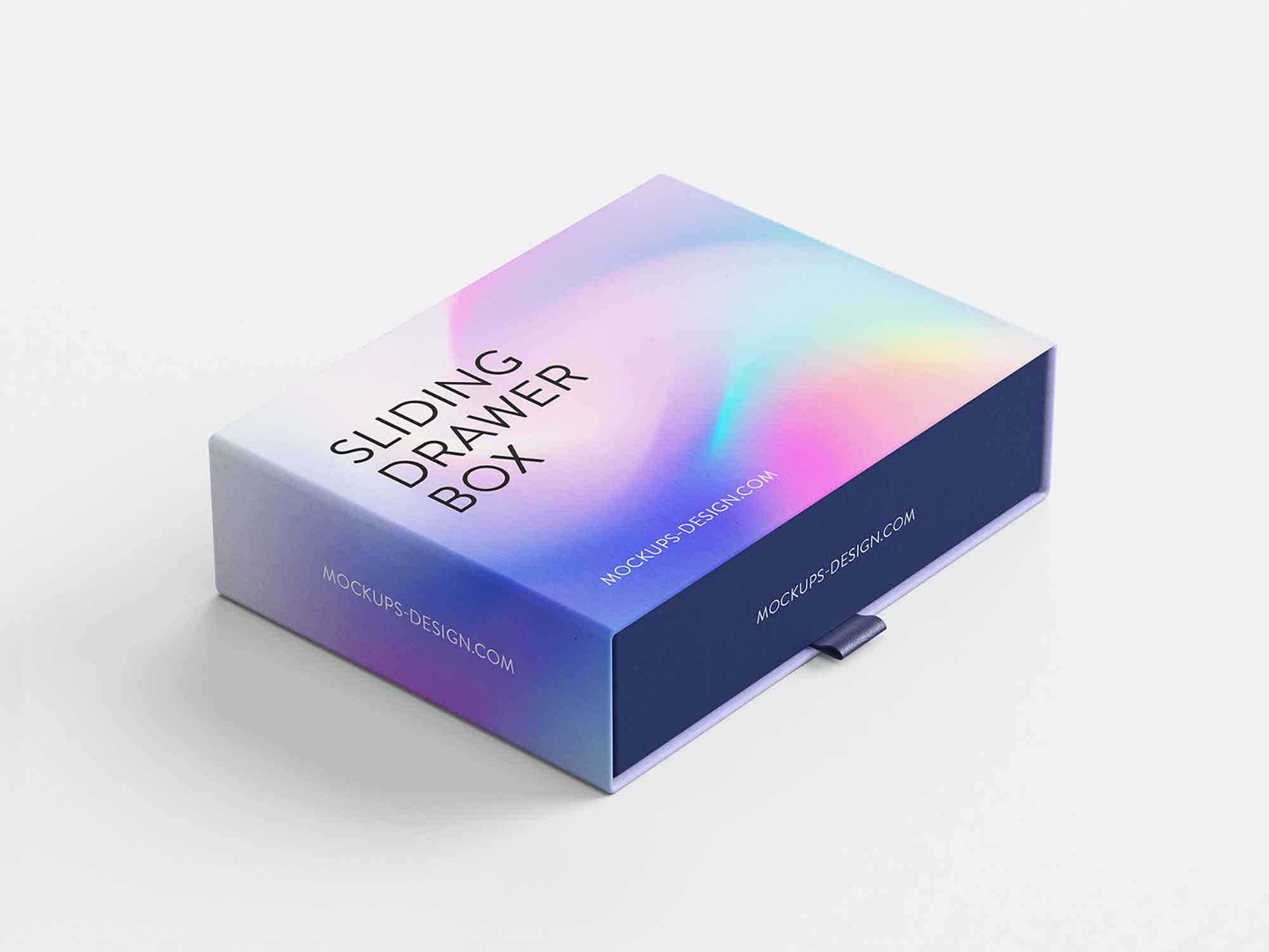 Sliding Drawer Box Packaging Mockup 6 set