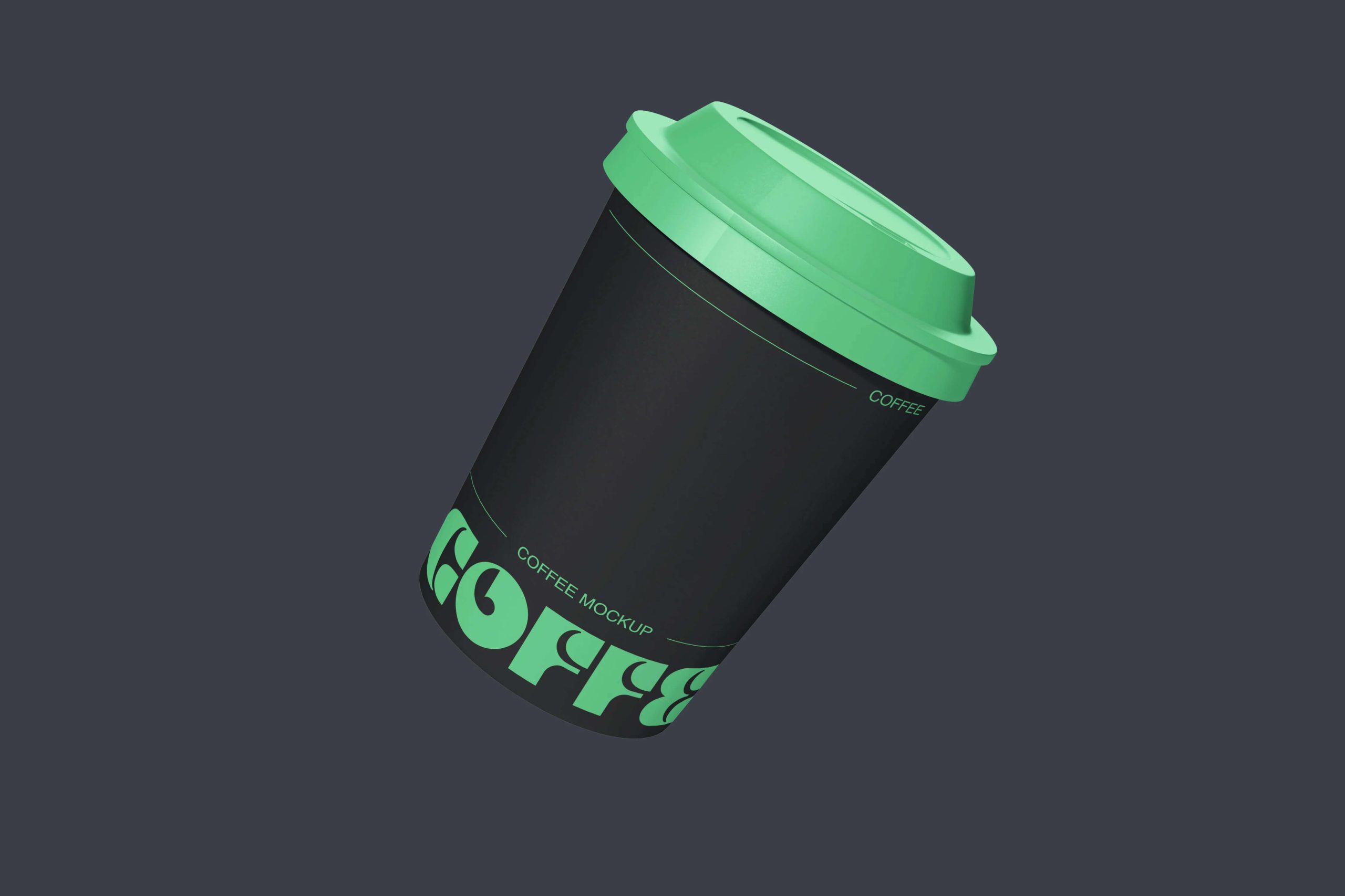 3 Free Minimal Coffee Cup Branding Mockup PSD Set