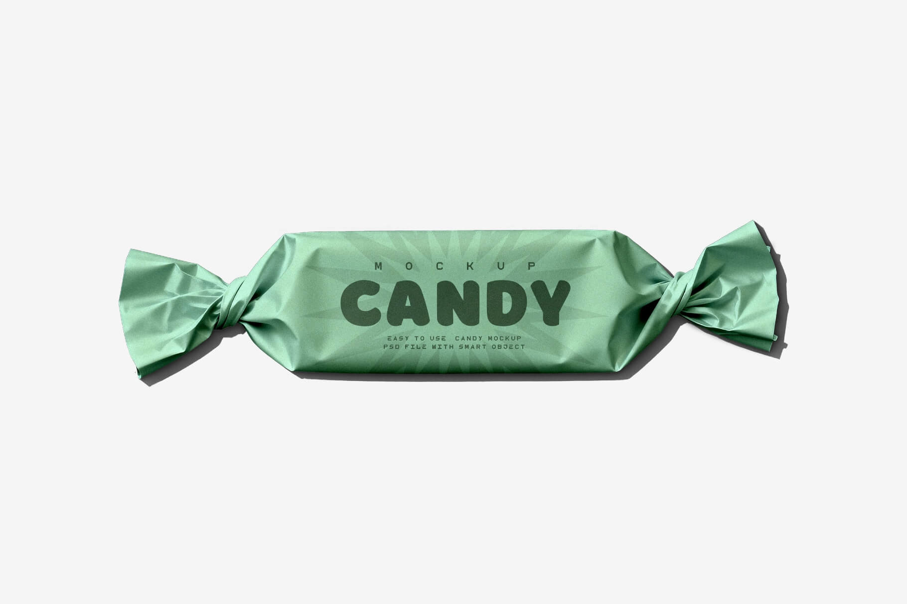 Free Candy Foil Wrapper Mockup