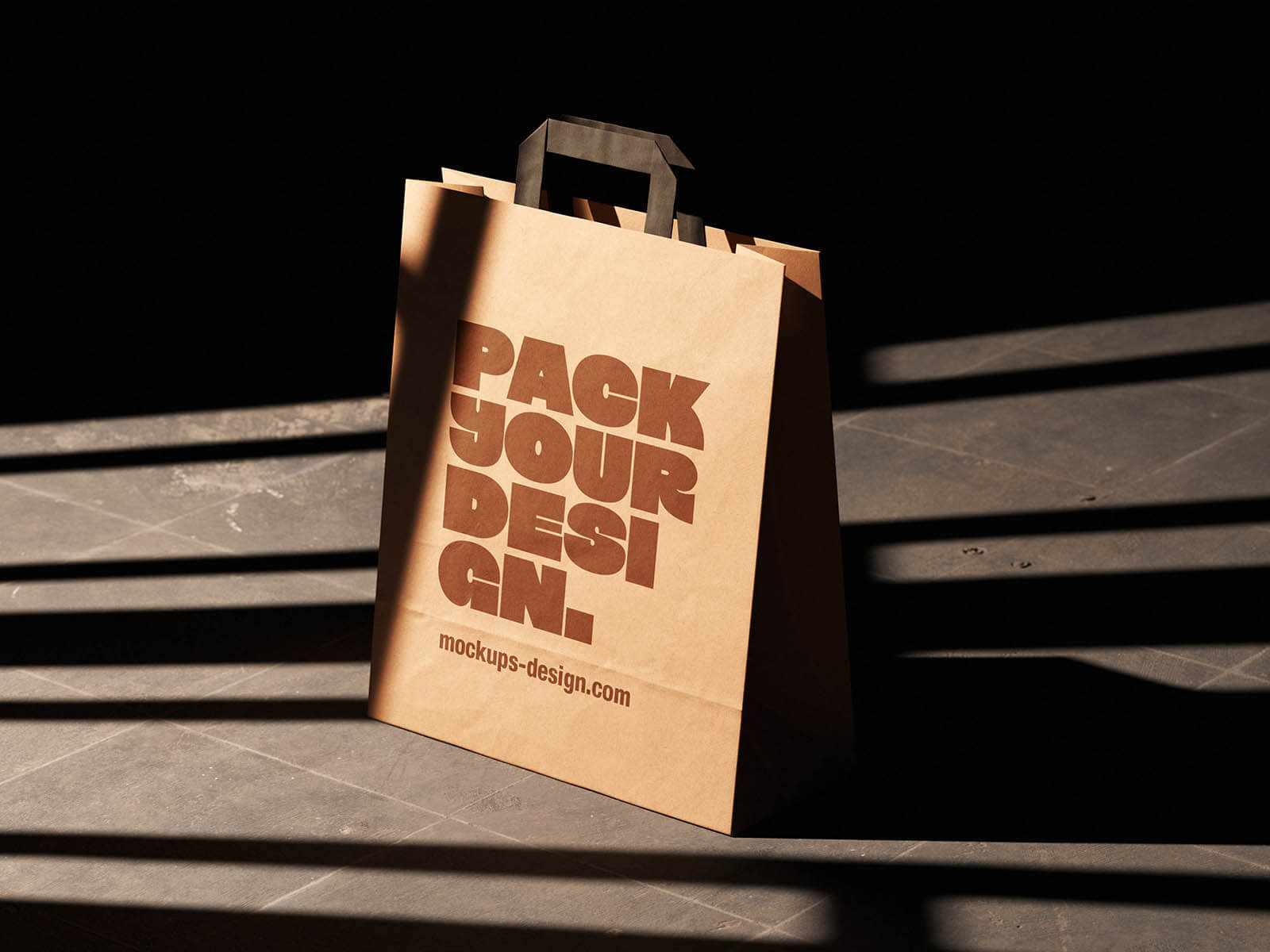 3 Free Eco Friendly Paper Bag Mockup PSD1