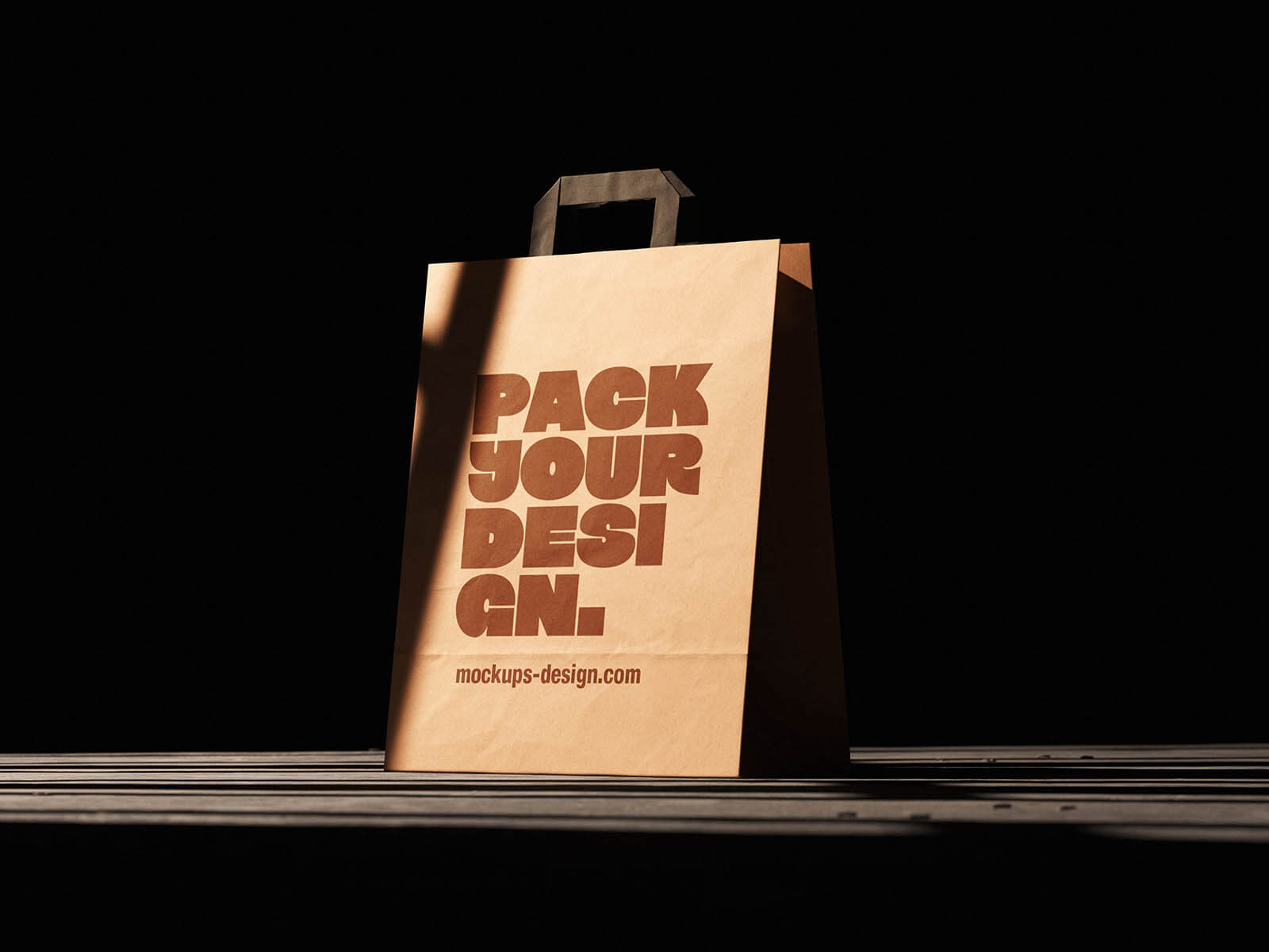 3 Free Eco Friendly Paper Bag Mockup PSD3
