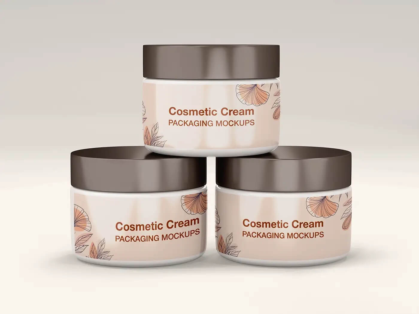 Free Cosmetic Cream Box Packaging Mockups PSD2