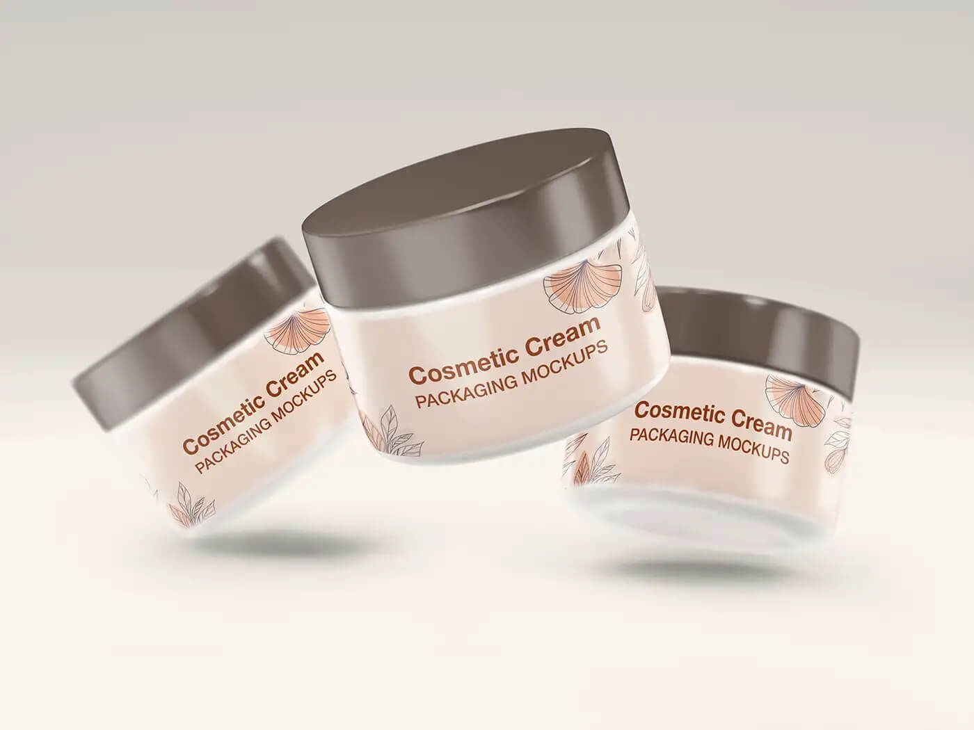 Free Cosmetic Cream Box Packaging Mockups PSD3