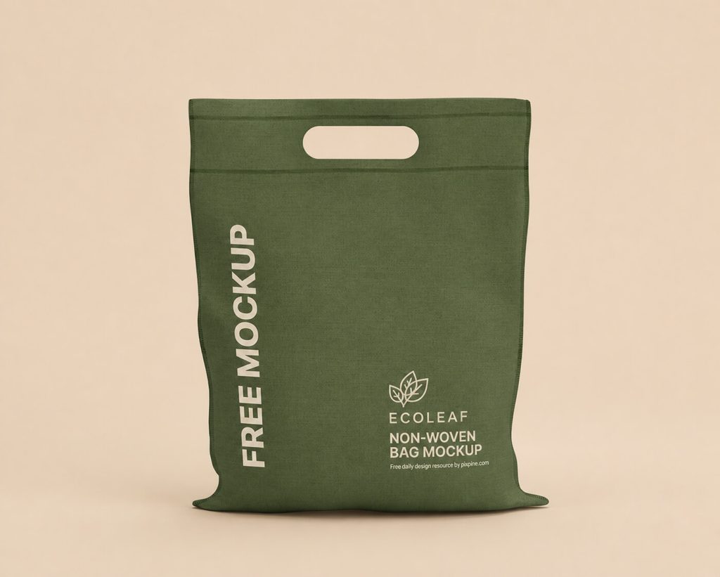 Non Woven Shopping Bag Mockup PSD