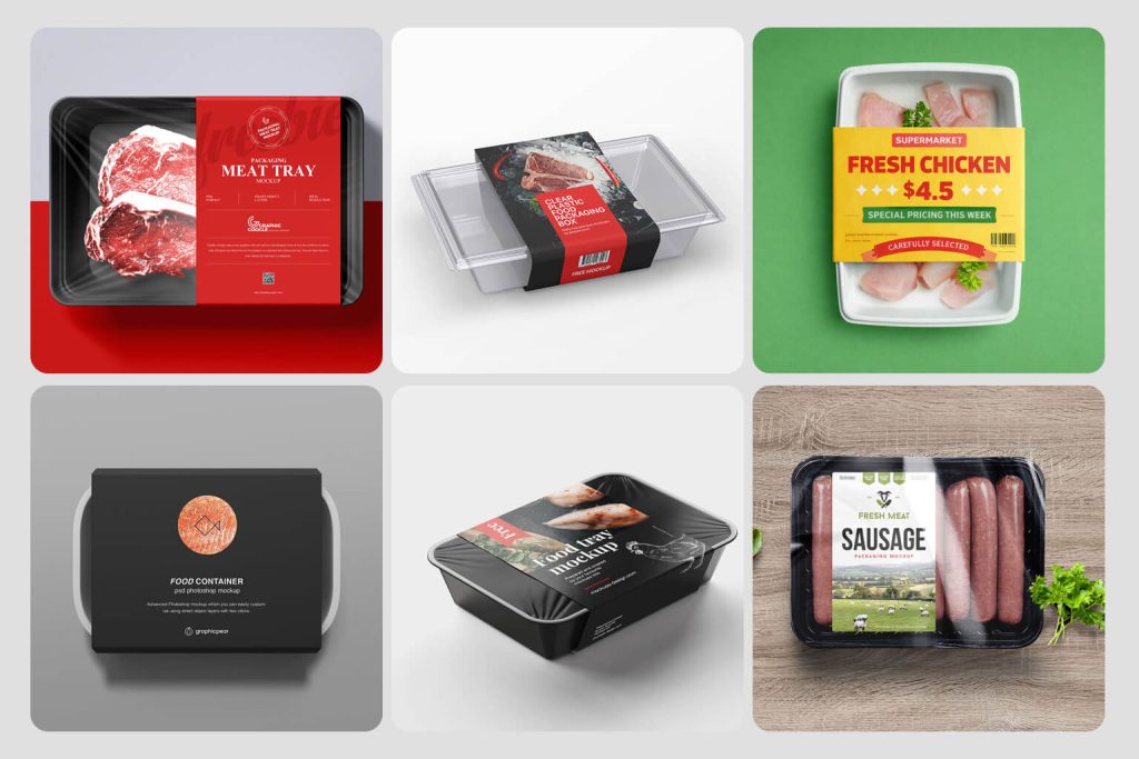 Pacagemockup Browse Free Meat Packaging Mockup Collection