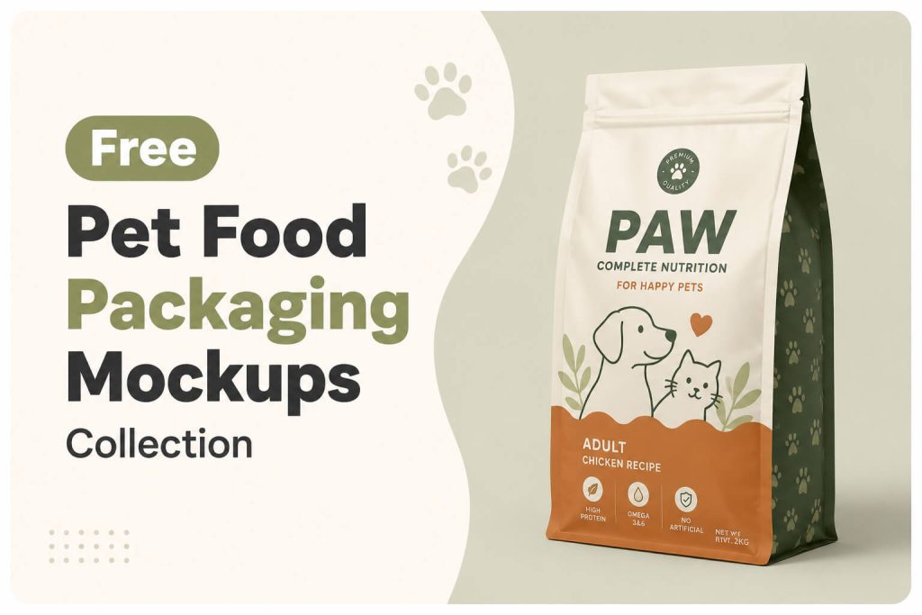 Pacagemockup Browse Free Pet Food Packaging Mockup Collection