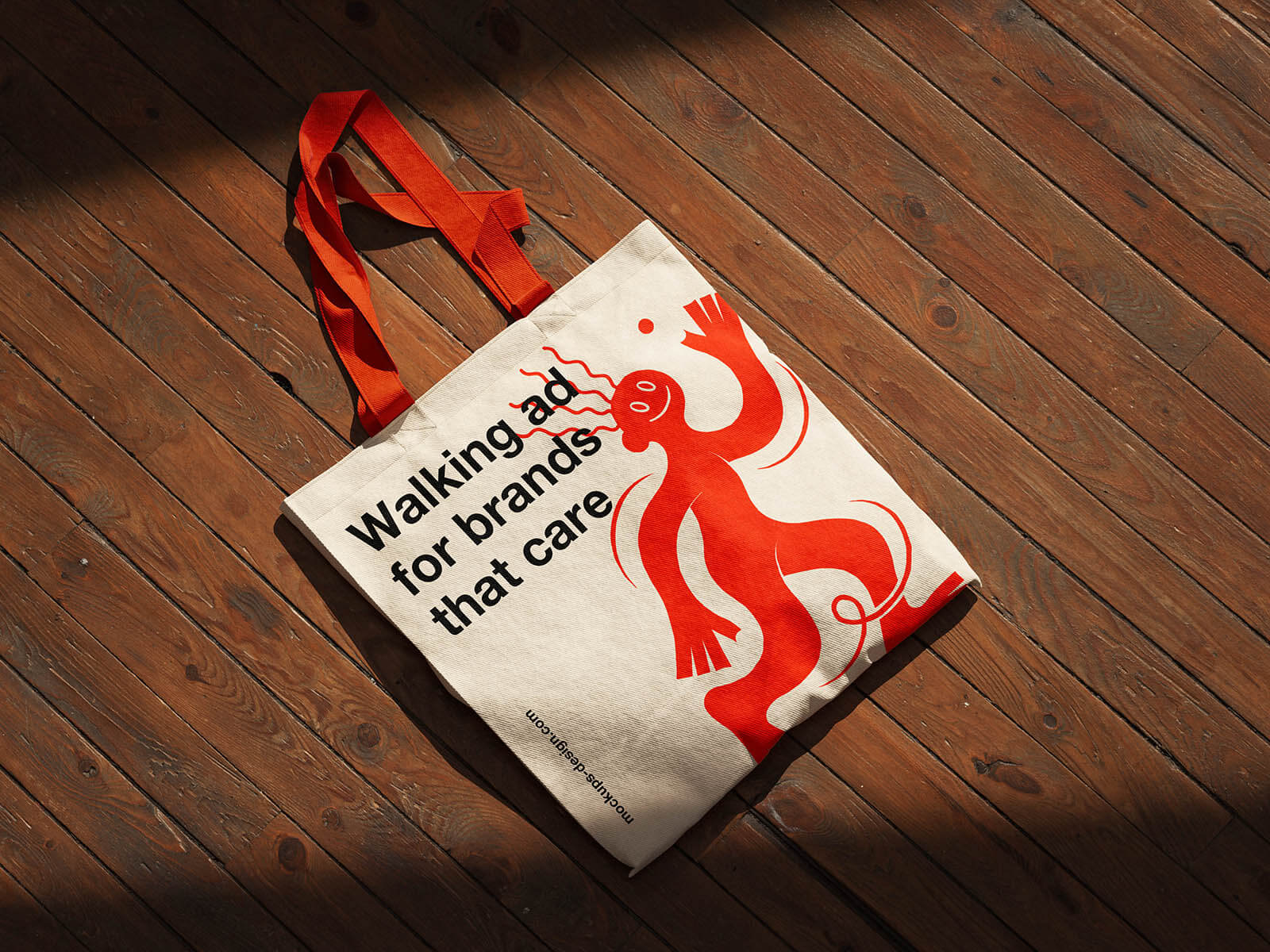 4 Free Canvas Tote Bag On Chair Mockup PSD4
